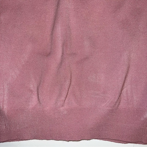 Judith Hart Petites Women’s Pink Button Up Long Sleeve Cardigan Sz MP - Picture 9 of 10